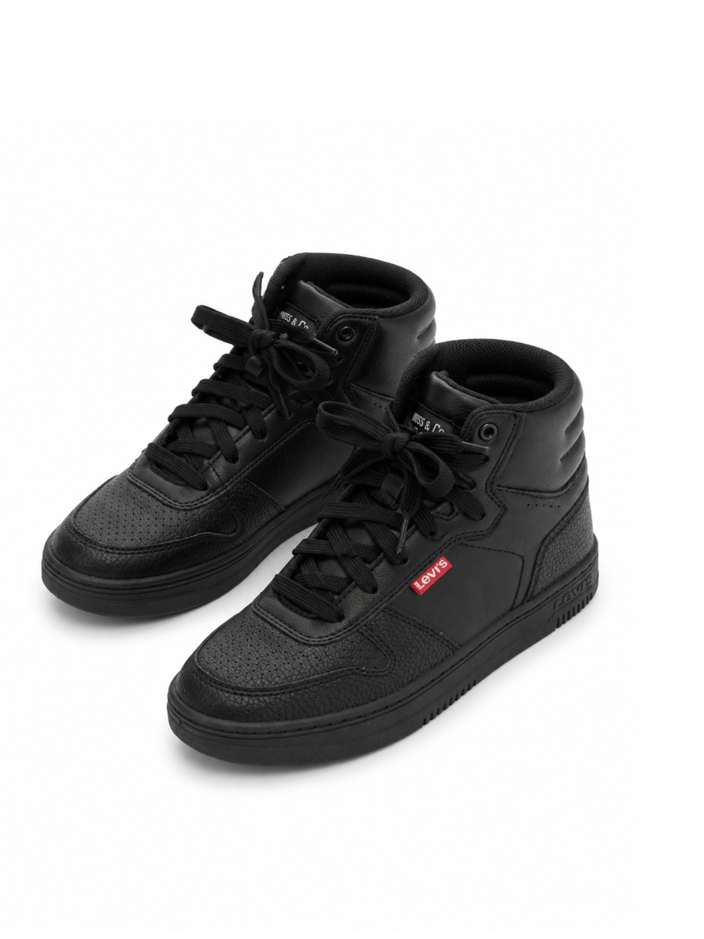 Levi's Black High-Top Lace-Up Sneakers